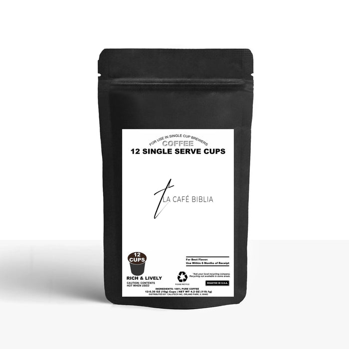 12 Pack Single Serve Coffee Capsules